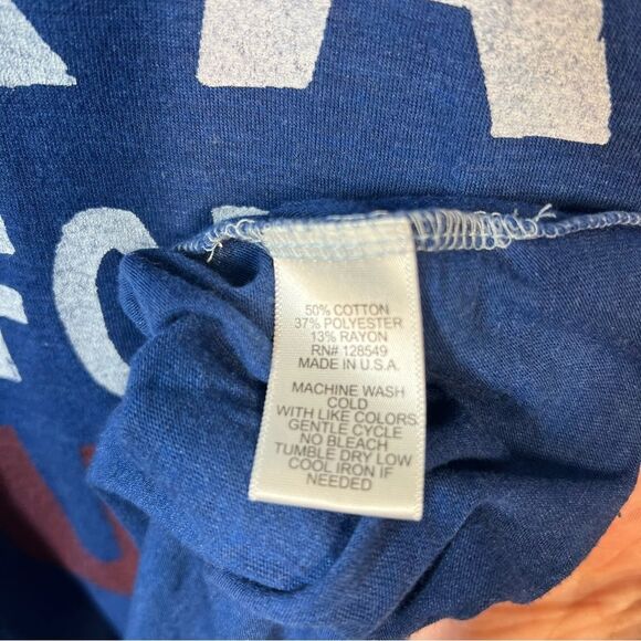 Aviator Nation Unisex Men and Women Size XL Blue Pray for Surf V-Neck T-Shirt - Picture 6 of 8